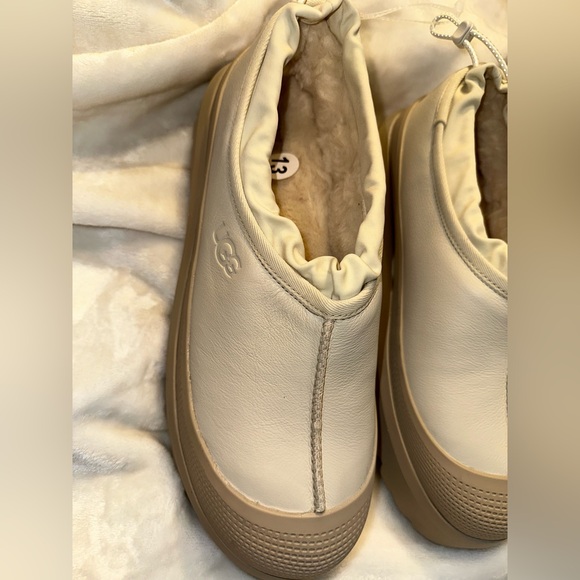 NEW UGG MEN Tasman Weather Hybrid Cream and Tan Slip-On Shoes - Picture 5 of 13